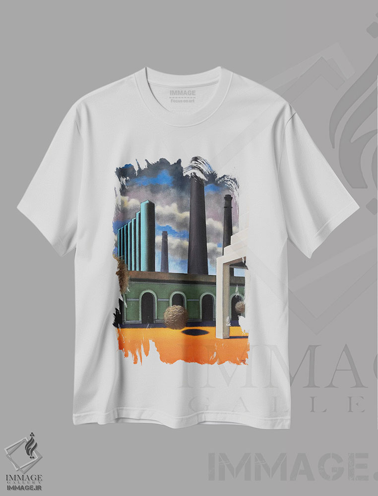 تیشرت طرح دار آینده III، هنر فاخر معاصر اثر آندریا واندونی | فروشگاه ایماژ