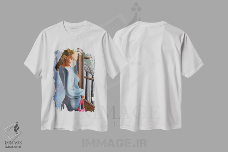 تیشرت طرح دار تردید، هنر فاخر معاصر اثر آندریا واندونی | immage.ir