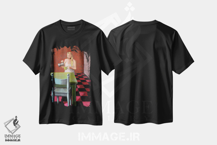 تیشرت طرح دار صبح، هنر فاخر معاصر اثر آندریا واندونی | immage.ir