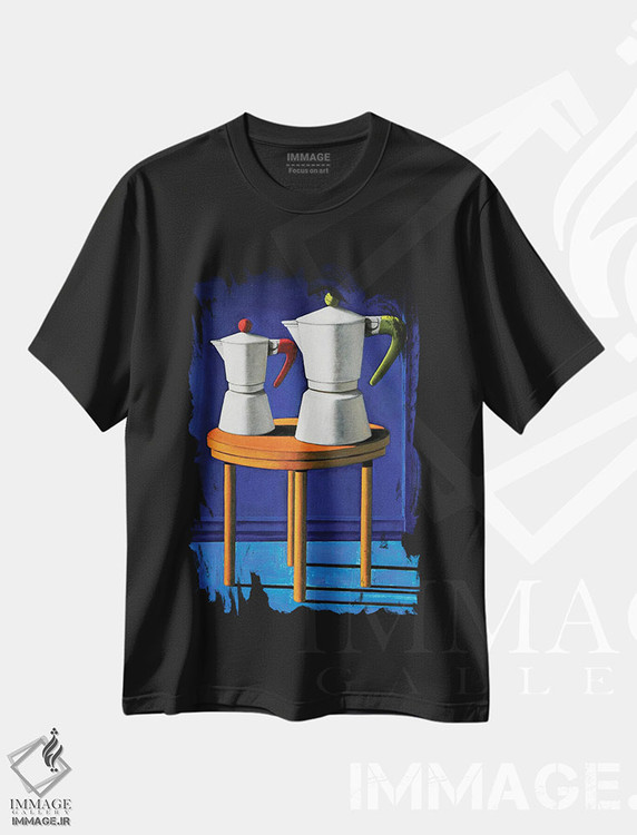 تیشرت طرح دار صبح خاموش II، هنر فاخر معاصر اثر آندریا واندونی | فروشگاه ایماژ