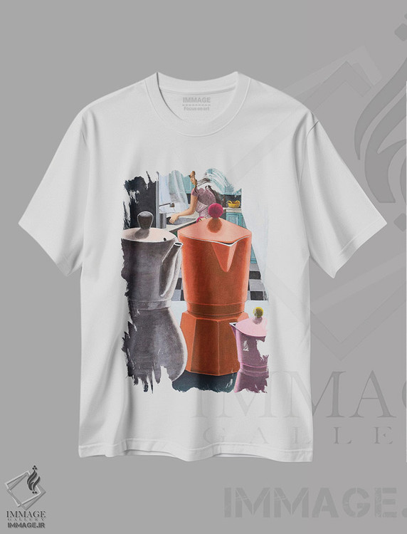تیشرت طرح دار سه دوران، هنر فاخر معاصر اثر آندریا واندونی | immage.ir
