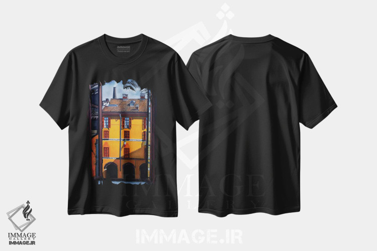 تیشرت طرح دار پنجره ها، هنر فاخر معاصر اثر آندریا واندونی | immage.ir