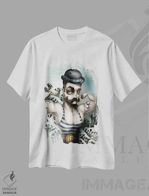 تیشرت طرح دار لو ردوتابل، هنر فاخر معاصر اثر آنتنور ون خان | immage.ir