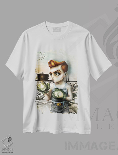 تیشرت طرح دار مارسل آپرکیوت، هنر فاخر معاصر اثر آنتنور ون خان | فروشگاه ایماژ