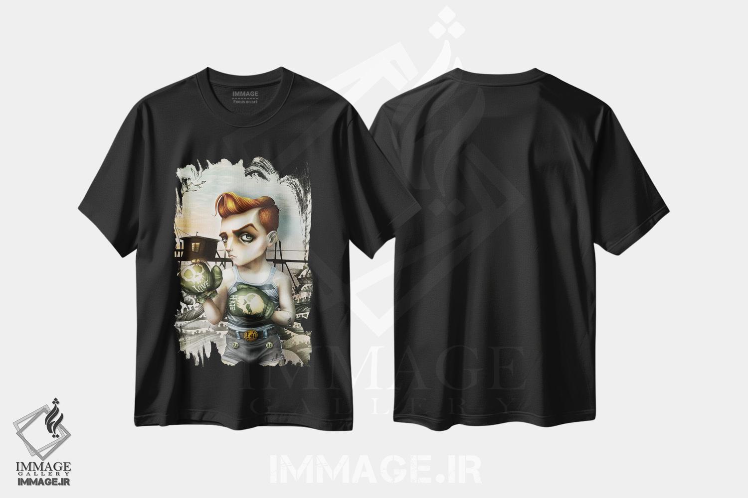 تیشرت طرح دار مارسل آپرکیوت، هنر فاخر معاصر اثر آنتنور ون خان | immage.ir