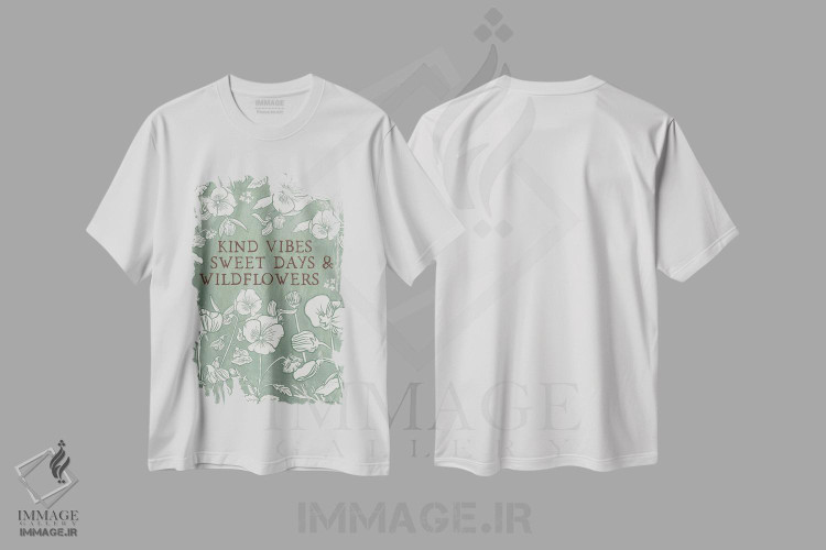 تیشرت طرح دار قدم زنی در جنگل XVI، تزئینی اثر آرویللا مورِت | فروشگاه ایماژ