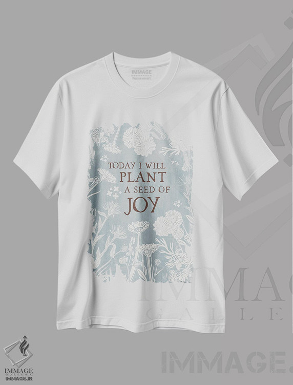 تیشرت طرح دار قدم زنی در جنگل XVII، تزئینی اثر آرویللا مورِت | immage.ir