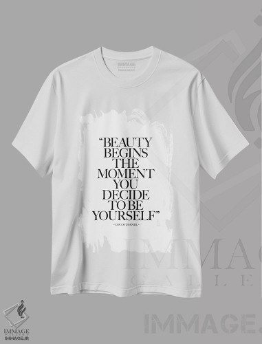 تیشرت طرح دار نقل قول کوکو، تزئینی اثر امیلی وینتیج کو | فروشگاه ایماژ