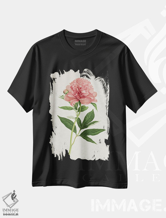 تیشرت طرح دار رز کلاسیک، تزئینی اثر امیلی وینتیج کو | فروشگاه ایماژ