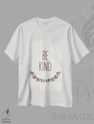 تیشرت طرح دار مهربان باش، تزئینی اثر امیلی وینتیج کو | فروشگاه ایماژ