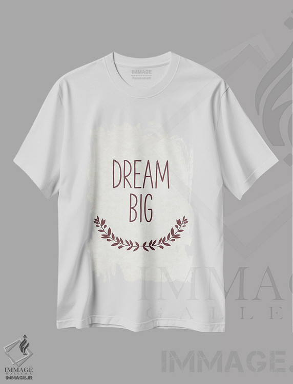تیشرت طرح دار بزرگ رویاپردازی کن، تزئینی اثر امیلی وینتیج کو | immage.ir