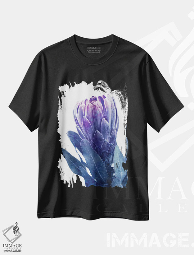 تیشرت طرح دار پروتئای آبی I، تزئینی اثر امیلی وینتیج کو | فروشگاه ایماژ