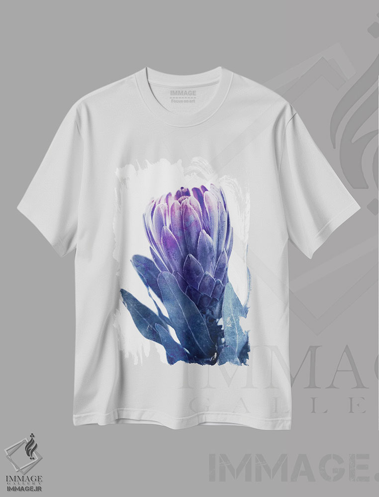 تیشرت طرح دار پروتئای آبی I، تزئینی اثر امیلی وینتیج کو | immage.ir