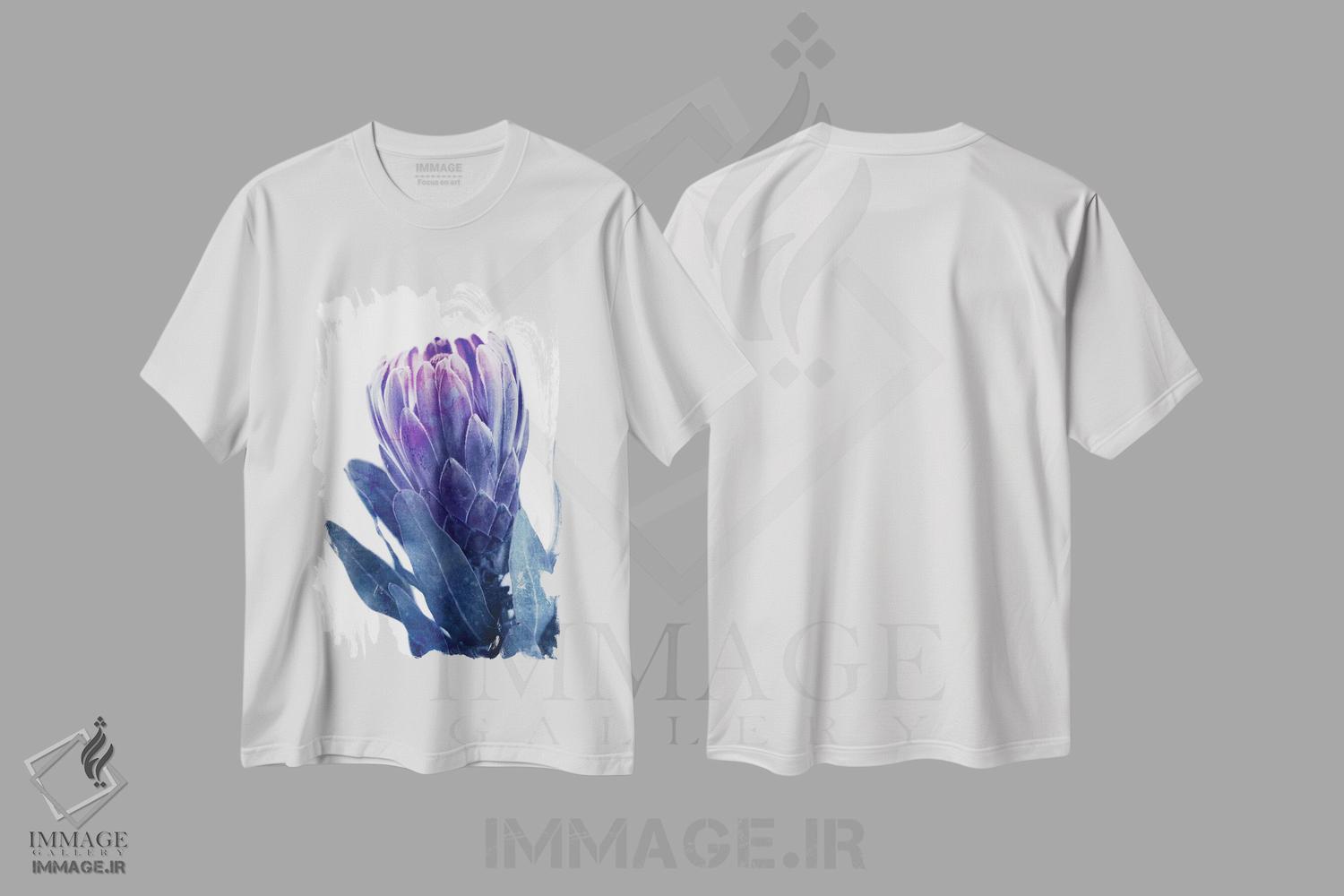 تیشرت طرح دار پروتئای آبی I، تزئینی اثر امیلی وینتیج کو | immage.ir