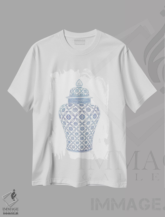 تیشرت طرح دار ظرف زنجبیل II، شینوازری اثر امیلی وینتیج کو | immage.ir