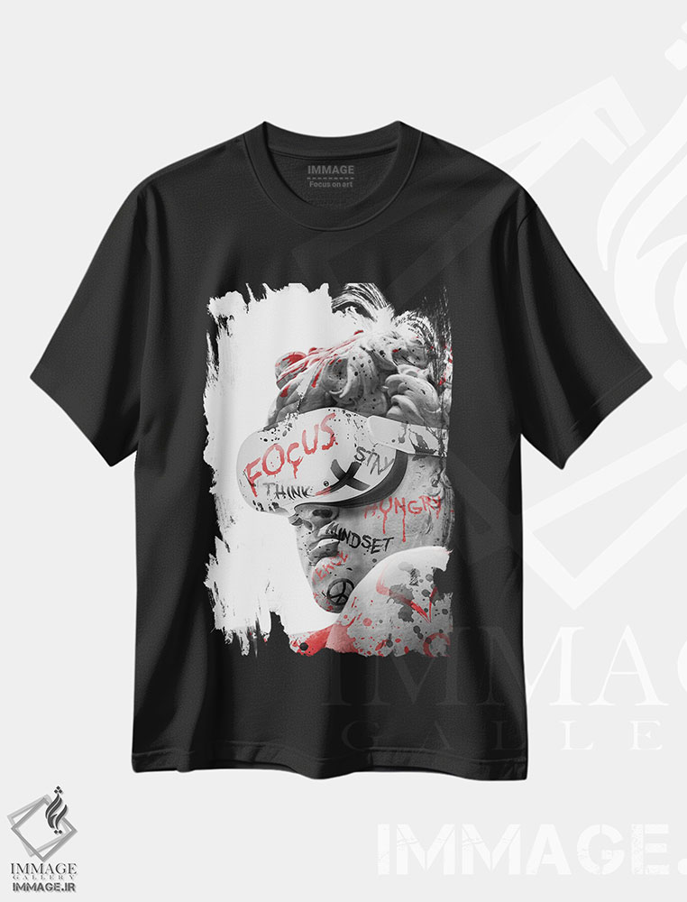 تیشرت طرح دار منظره یاب فوکوس، عکاسی ترکیبی اثر آدریان ویریو | immage.ir