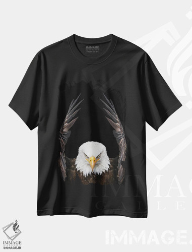 تیشرت طرح دار عقاب پادشاه پرندگان، مدیوم اثر آدریان ویریو | فروشگاه ایماژ