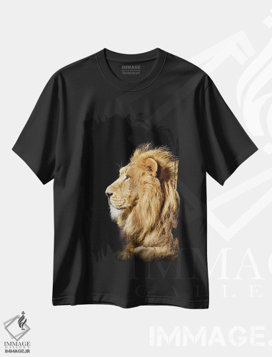 تیشرت طرح دار سر شیر جداشده، مدیوم اثر آدریان ویریو | فروشگاه ایماژ