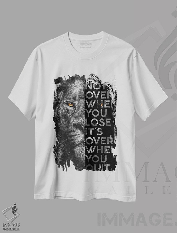 تیشرت طرح دار هنوز تمام نشده وقتی می بازی؟، عکاسی سیاه و سفید اثر آدریان ویریو | immage.ir