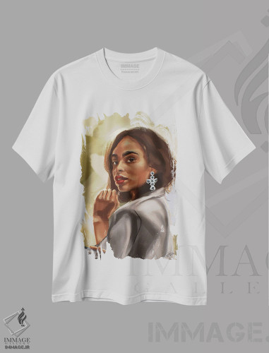 تیشرت طرح دار نگاه به گذشته، هنر آمریکایی آفریقایی تبار اثر آماندا وایت هرست | فروشگاه ایماژ
