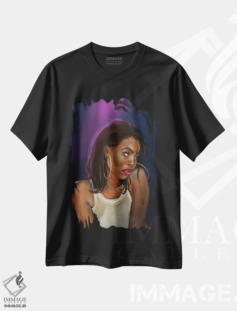تیشرت طرح دار باشگاه عشق، هنر آمریکایی آفریقایی تبار اثر آماندا وایت هرست | فروشگاه ایماژ