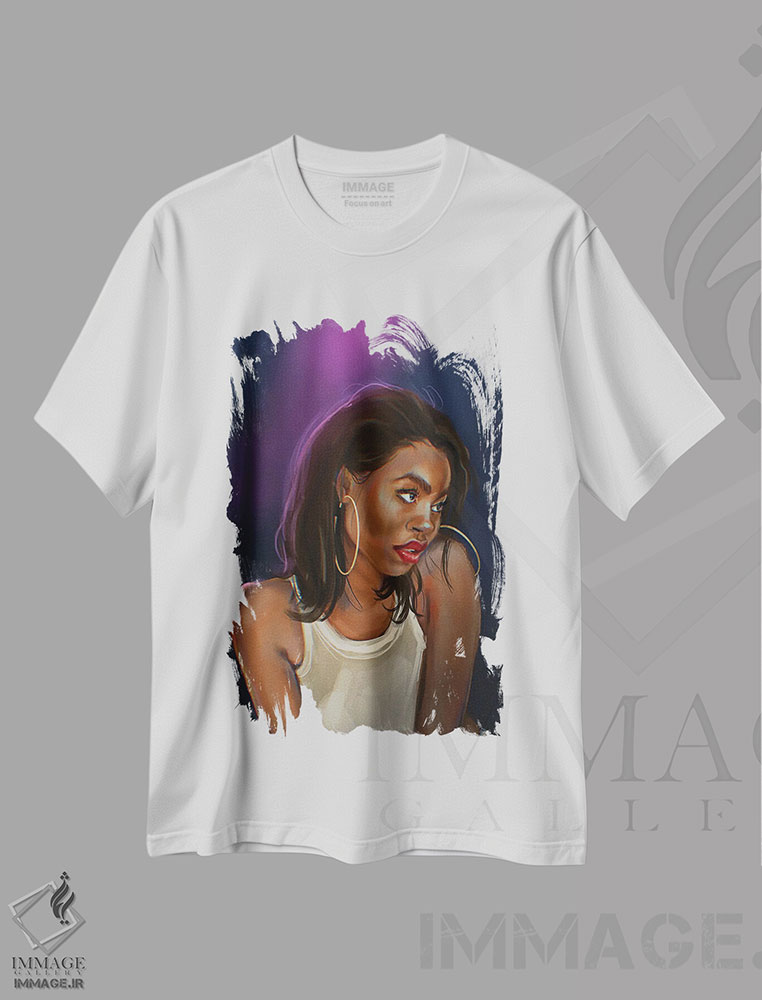 تیشرت طرح دار باشگاه عشق، هنر آمریکایی آفریقایی تبار اثر آماندا وایت هرست | immage.ir