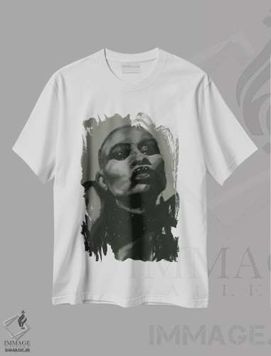 تیشرت طرح دار عظمت، هنر آمریکایی آفریقایی تبار اثر آماندا وایت هرست | فروشگاه ایماژ