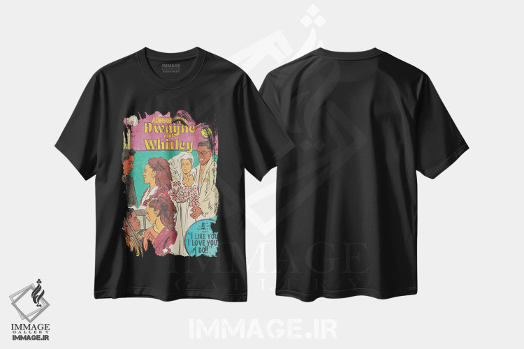 تیشرت طرح دار دویین و ویتلی، هنر دیجیتال اثر آماندا وایت هرست | فروشگاه ایماژ