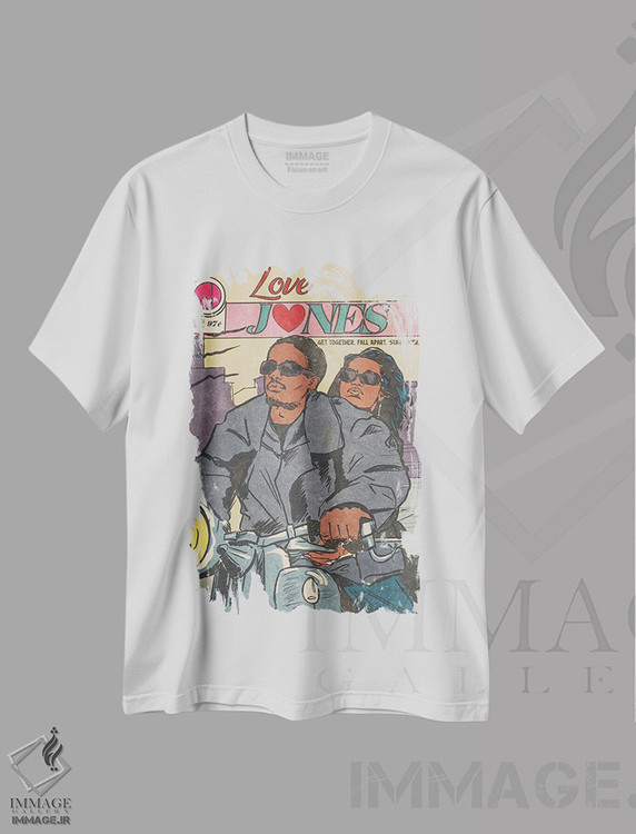 تیشرت طرح دار عشق جونز I، هنر دیجیتال اثر آماندا وایت هرست | فروشگاه ایماژ