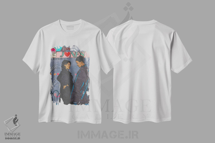 تیشرت طرح دار عشق جونز II، هنر دیجیتال اثر آماندا وایت هرست | فروشگاه ایماژ