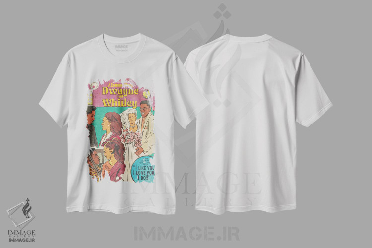 تیشرت طرح دار دویین و ویتلی، هنر دیجیتال اثر آماندا وایت هرست | immage.ir