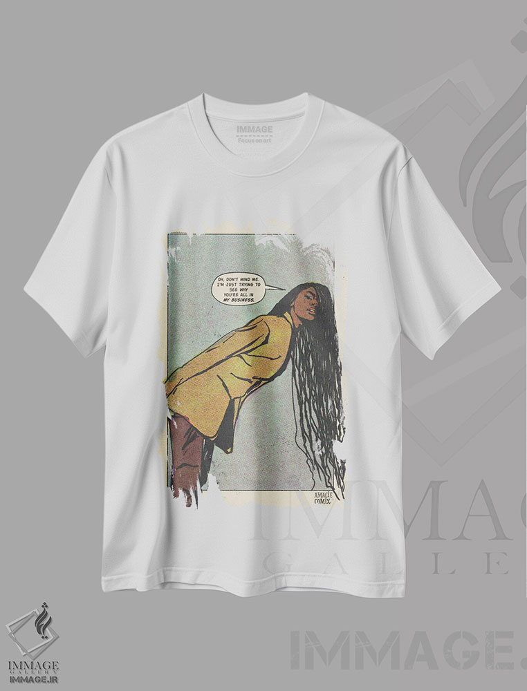 تیشرت طرح دار کسب وکار من، هنر دیجیتال اثر آماندا وایت هرست | فروشگاه ایماژ