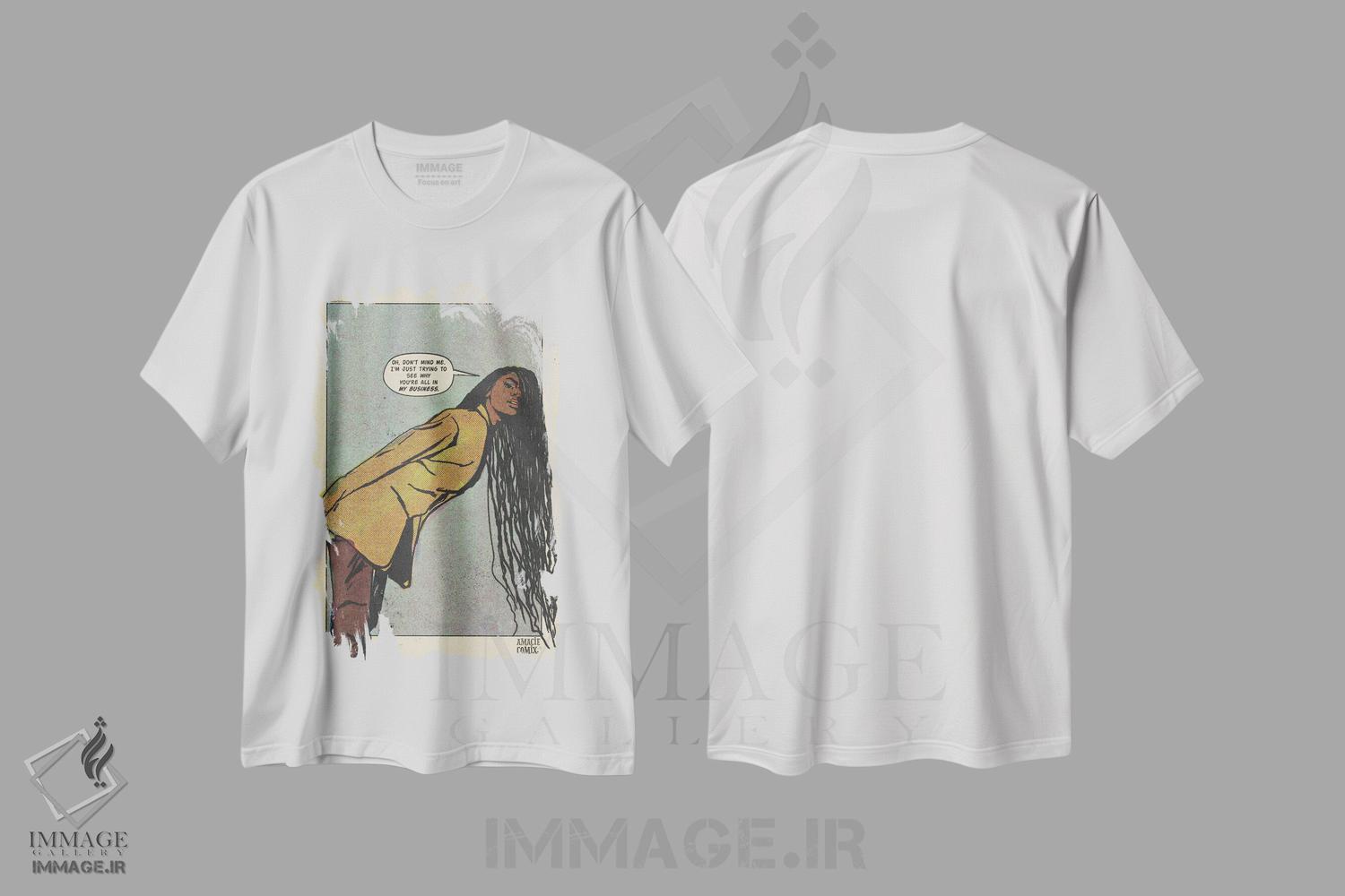 تیشرت طرح دار کسب وکار من، هنر دیجیتال اثر آماندا وایت هرست | فروشگاه ایماژ