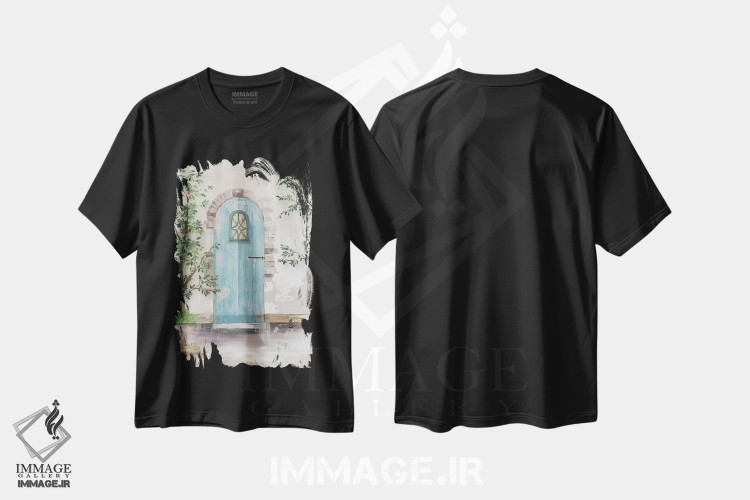 تیشرت طرح دار در طاقی با درخت زیتون، دکور معاصر اثر ایمی ویلسون | immage.ir