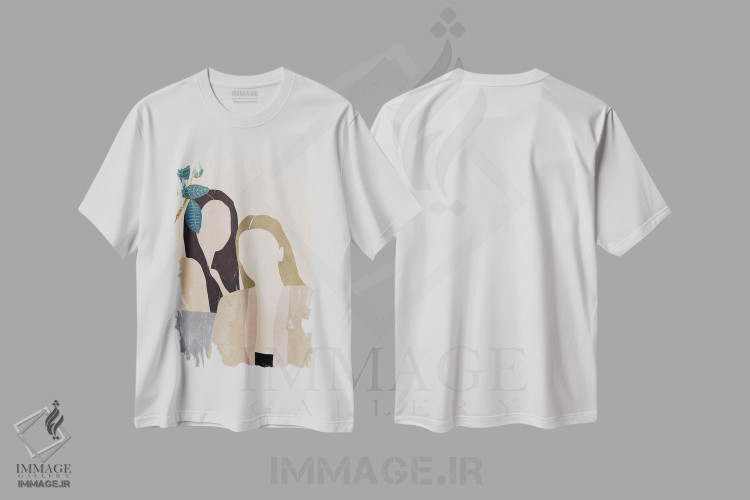 تیشرت طرح دار برگ های انبوه I، دکور بوهمی اثر ایمی ویلسون | immage.ir