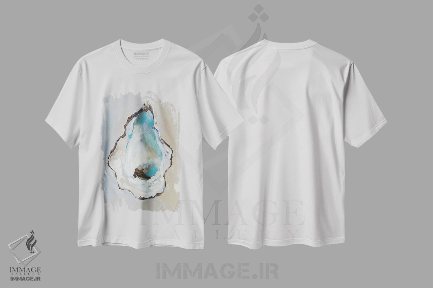 تیشرت طرح دار نجواهای دریایی I، تزئینی اثر ایمی ویلسون | immage.ir