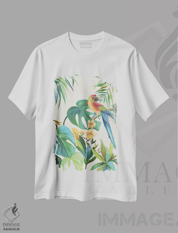تیشرت طرح دار طوطی استوایی II، تزئینی اثر ایمی ویلسون | immage.ir