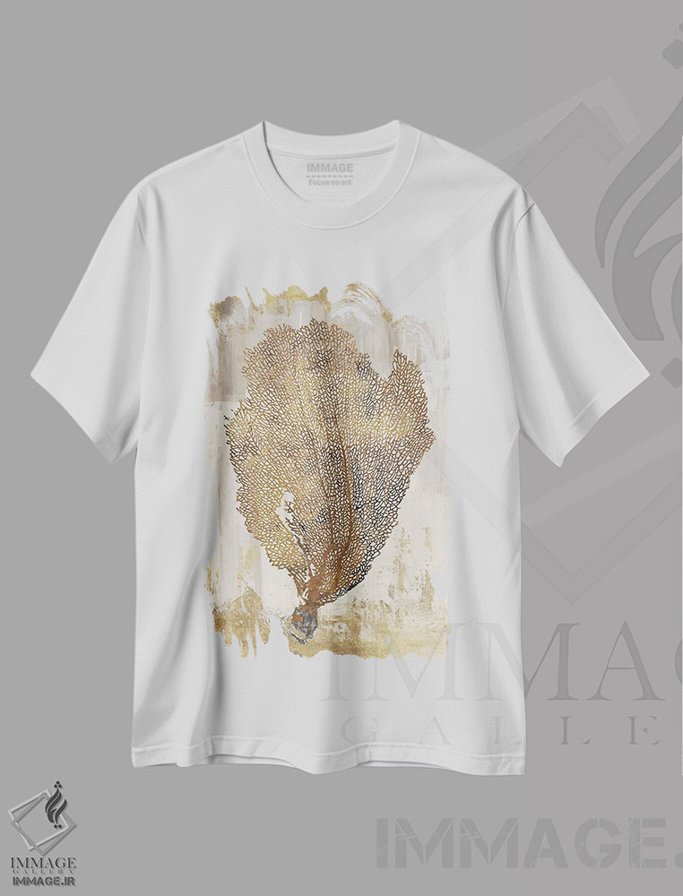 تیشرت طرح دار شکوه مرجان III، تزئینی اثر ایمی ویلسون | فروشگاه ایماژ