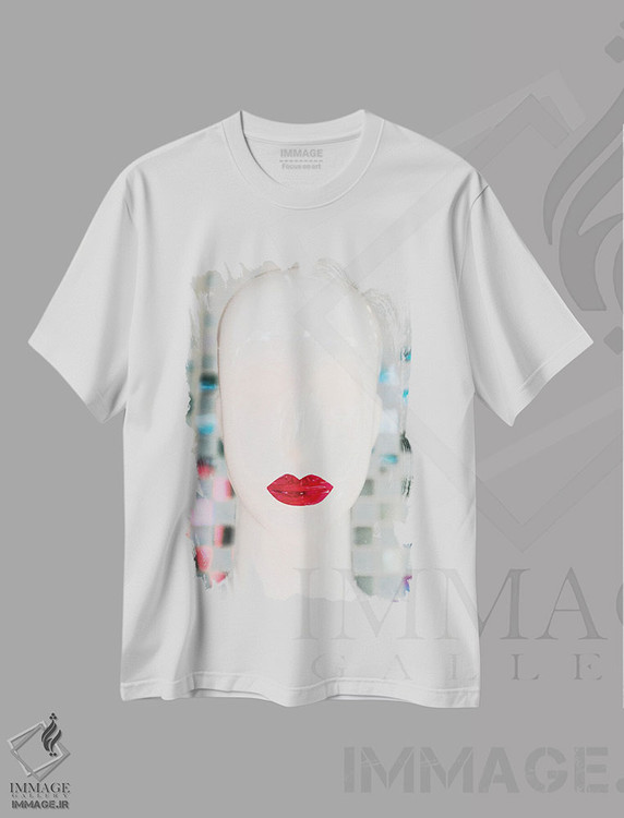 تیشرت طرح دار هوش مصنوعی، مدیوم اثر اندرو لِوِر | فروشگاه ایماژ