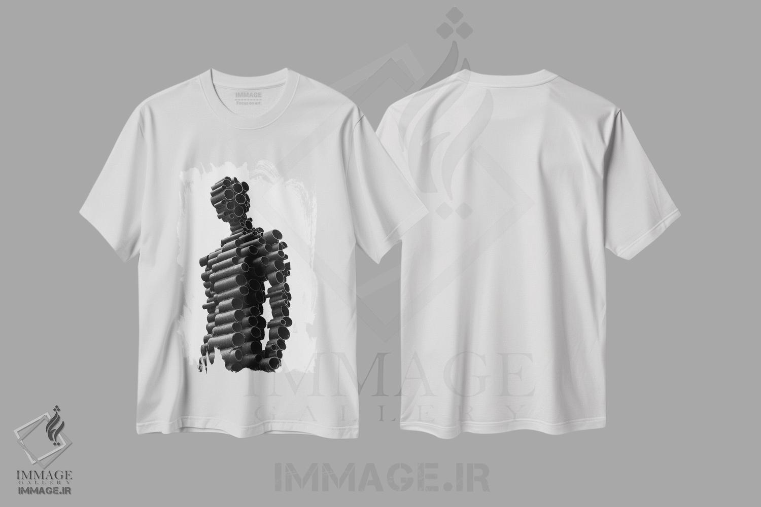 تیشرت طرح دار مرد آهنی، دکوراسیون جایگزین اثر اندرو لِوِر | immage.ir