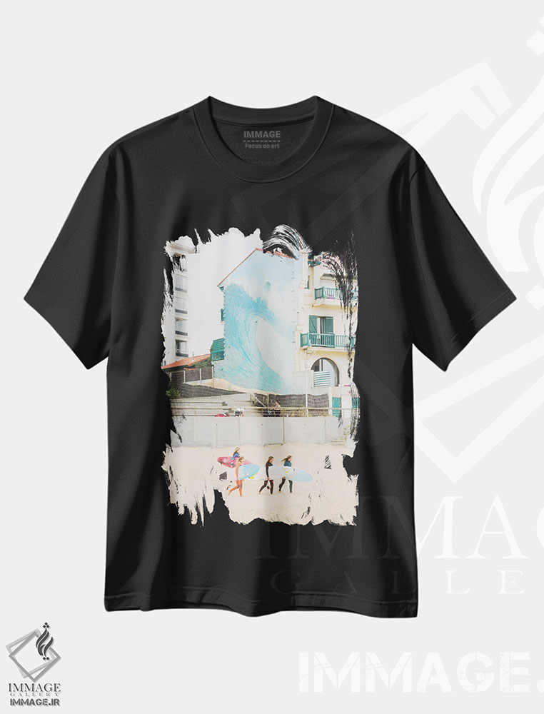 تیشرت طرح دار قدرت دختران، مدیوم اثر اندرو لِوِر | فروشگاه ایماژ