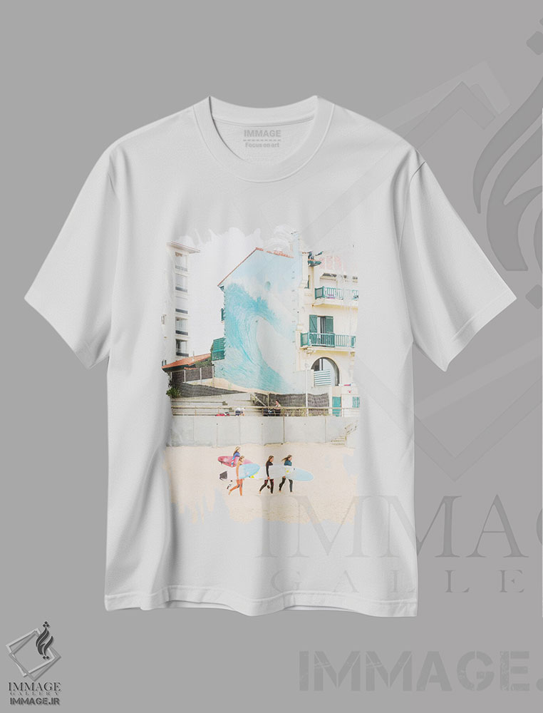 تیشرت طرح دار قدرت دختران، مدیوم اثر اندرو لِوِر | immage.ir