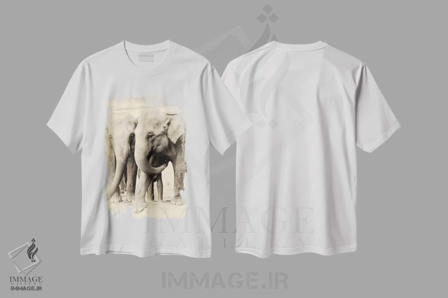 تیشرت طرح دار با هم بودن، مدیوم اثر اندرو لِوِر | immage.ir