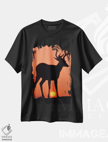 تیشرت طرح دار آثار آرت وولف - immage.ir