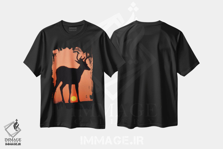 تیشرت طرح دار آثار آرت وولف - immage.ir