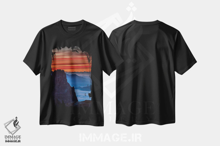 تیشرت طرح دار Italy,دولومیت جنوب تیرول، ایتالیا، مدیوم اثر آرت وولف | فروشگاه ایماژ