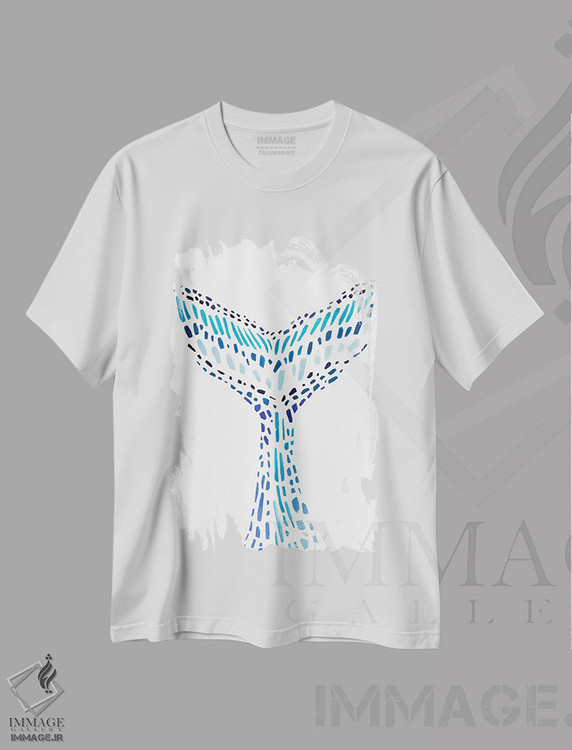 تیشرت طرح دار دم موزاییکی II، تزئینی اثر آنی وارن | immage.ir