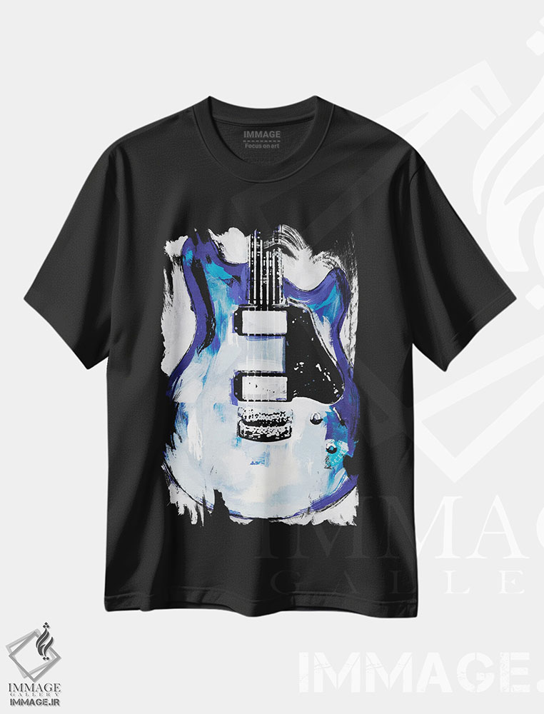 تیشرت طرح دار آبی های برقی II، دکور معاصر اثر آنی وارن | immage.ir