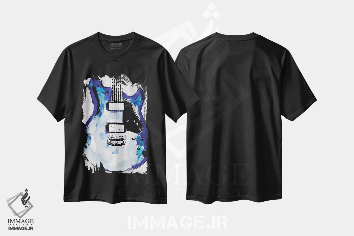 تیشرت طرح دار آبی های برقی II، دکور معاصر اثر آنی وارن | immage.ir