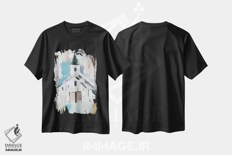 تیشرت طرح دار کلیسای یکشنبه I، مدیوم اثر آنی وارن | فروشگاه ایماژ